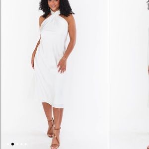 Jasmine Halter Midi Dress